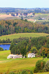 Suwalski Park Krajobrazowy -widok z Cisowej Góry 