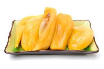 jackfruit isolated on white background