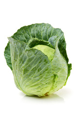 Fototapeta premium cabbage on white background