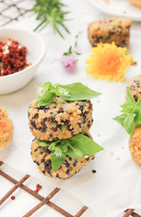 Quinoa Bratling Taler Bratlinge