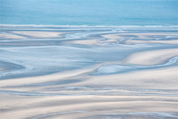 vue aérienne de al Baie de Somme en France