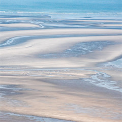 vue aérienne de al Baie de Somme en France