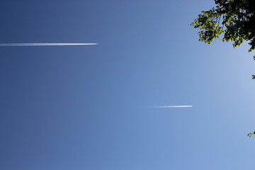 sky, airplane