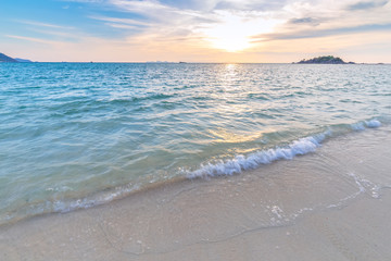 Beautiful Tropical beach at sunrise beach , Koh Lipe island , Satun,Thailand