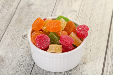 Sweet candied fruit
