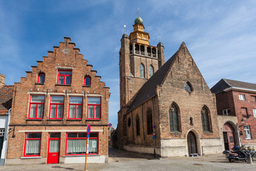 Fototapeta na wymiar Jerusalem church in Bruges, Belgium.