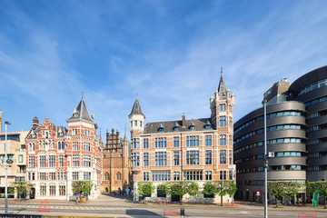 Naklejka premium The Vleeshuis building - in the Middle Ages was a meat market as well as a guildhall. Atnwerp, Belgium.