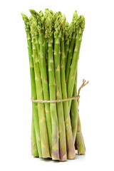 Obraz premium Asparagus on a white background