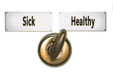 Street Sign to Healthy versus Sick