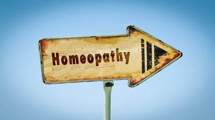 Street Sign to Homeopathy