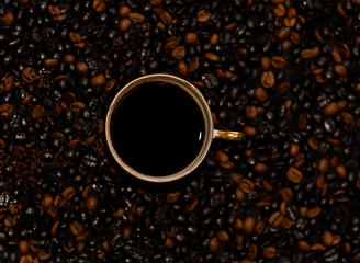 Naklejka premium taza de café