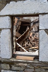 ruins of an old house