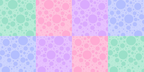 colorful polka dot pattern background