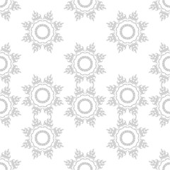 Paisley ornament. Polka dot. Ethnic boho seamless pattern. Ikat. Traditional ornament. Folk motif. Can be used for wallpaper, textile, invitation card, wrapping, web page background.