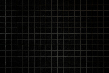 Grey and black mosaic wall texture and background