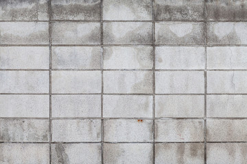 Fototapeta premium Concrete block wall seamless background and texture