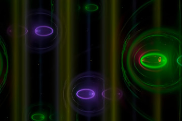 abstract digital fractal fantasy design