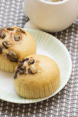 くるみ蒸しパン