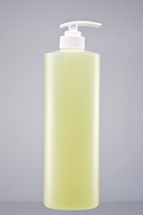 Realistic Cosmetic bottle. Container for cream, foams and other cosmetics.