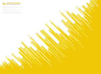 Abstract yellow vector stripe line pattern design technology background. illustration vector eps10