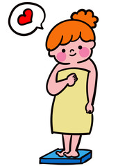ダイエット＿体重測定