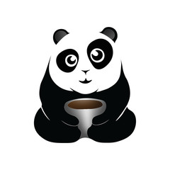 Panda with your lovely coffee © Vít