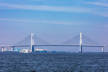 (神奈川県ｰ風景)臨港パークから見る横浜港風景６