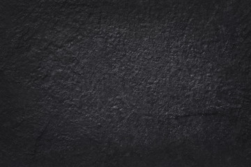 Dark grey black slate texture in natural pattern with high resolution for background and design art work. Black stone wall.