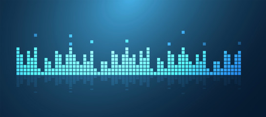 Fototapeta premium equalizzatore, musica, audio, vettoriale, equalizzazione,