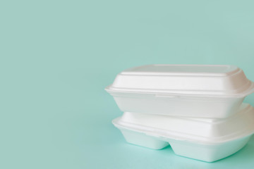 Food delivery service from cafes and restaurants. Food containers
