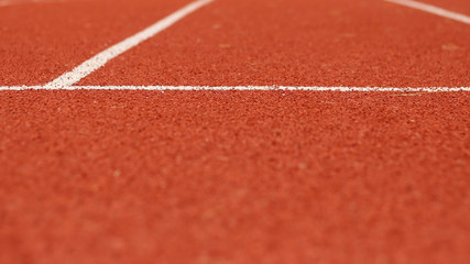Running track for the athletes background