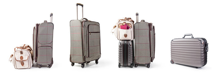 Suitcase and travel bag set