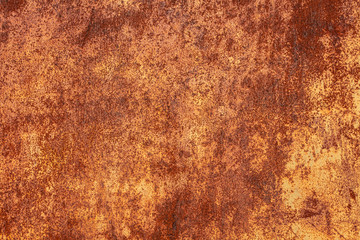 Grunge rusted metal texture. Rusty corrosion and oxidized background. Worn metallic iron panel.