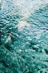 Fototapeta premium close up water in pool