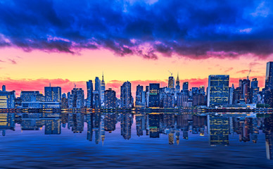 Fototapeta premium マンハッタン 夕景