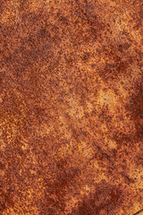 Grunge rusted metal texture. Rusty corrosion and oxidized background. Worn metallic iron panel.