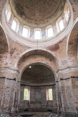 Fototapeta premium Ruins of old abandoned church, Russia
