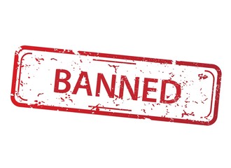 Rectangle stamp - banned
