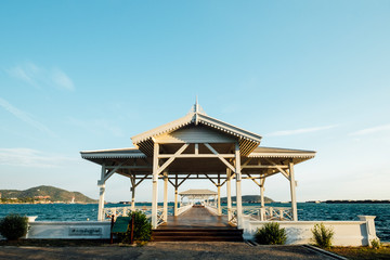 pier bridge and pavilion