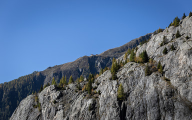 Bergpanorama Belalp, Wallis, Schweiz