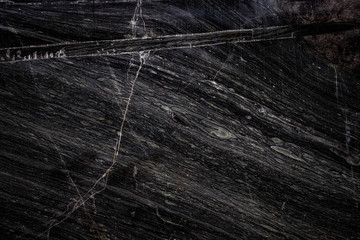 Black stone texture background Cracked stone