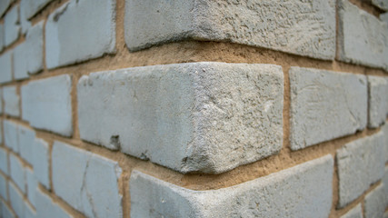 whait brick wall close up
