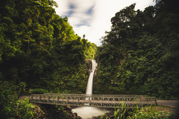 La Paz is a waterfall in central Costa Rica. In Spanish, it is known as Catarata de La Paz. It is 31 kilometres north of Alajuela, between Vara Blanca and Cinchona close to San Jose