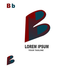 B vector logo