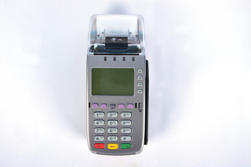 POS Payment GPRS Terminal, isolated on white