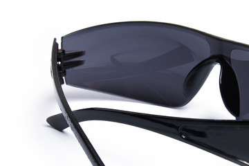 stylish sunglasses on a white background