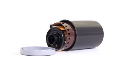 Dusty 35mm photo film