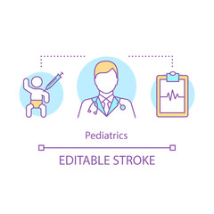 Pediatrics concept icon