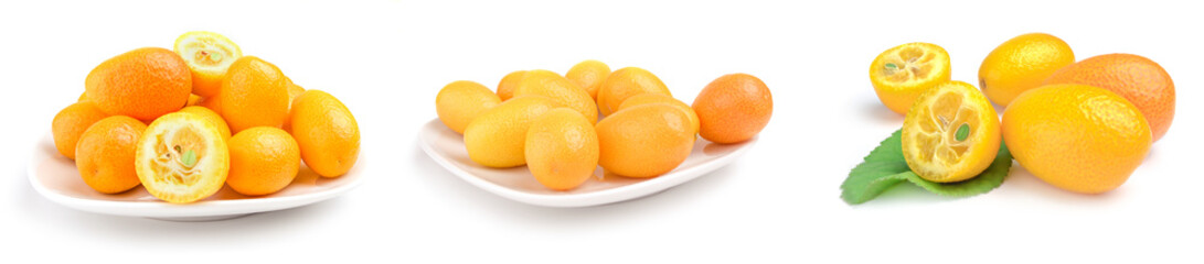 Collage of kumquats