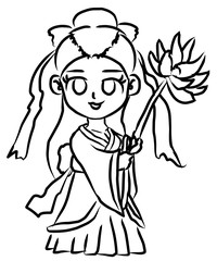 八仙　仙人　何仙姑
